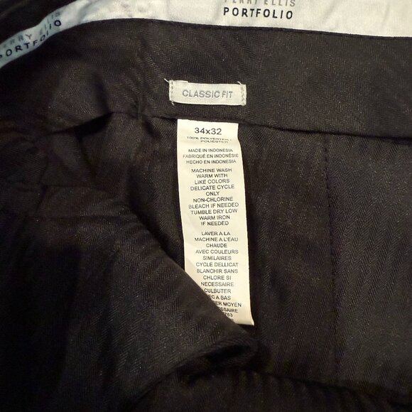 PERRY ELLIS MEN'S DRESS PANTS - Picture 2 of 4